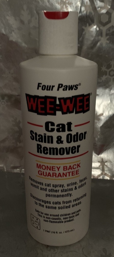 ❤️WEE WEE CAT ~ STAIN & ODOR REMOVER 1 Pint (16 Fl Oz)