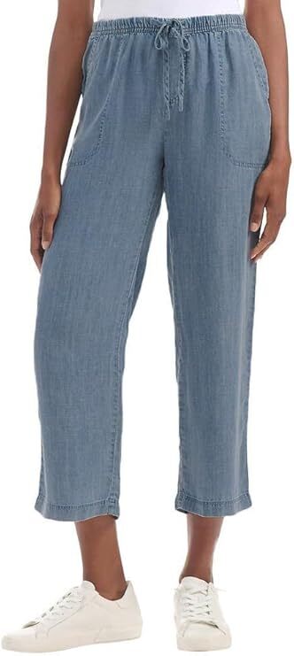 Splendid Women's Cropped Wide Leg Drawstring Pant