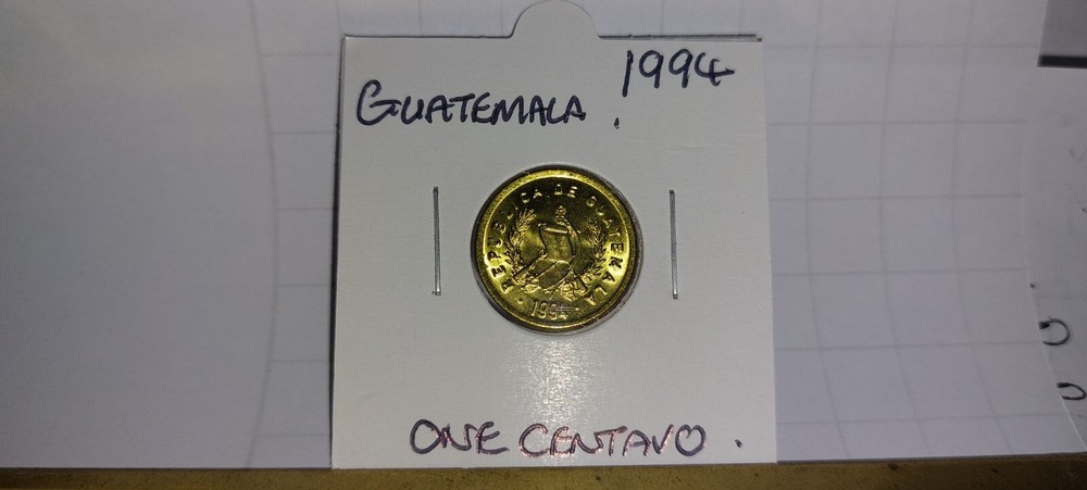 @@@,,,,A SUPERB 1994 GUATEMALA ONE CENTAVOS..@@@