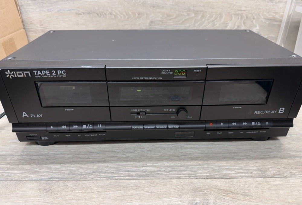 Ion Tape 2 PC USB Cassette Deck Archived USB Digital Minimal Use