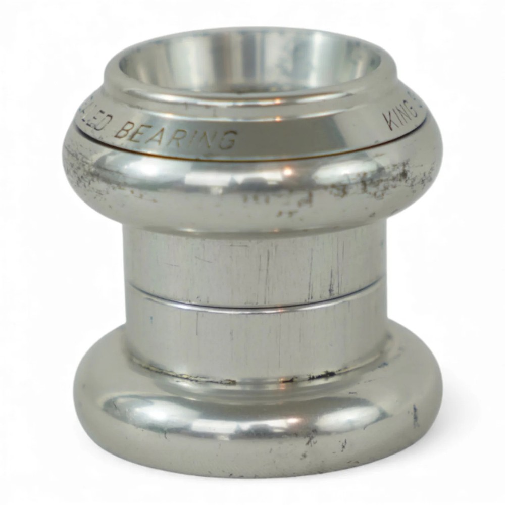 Chris King 1" Threadless Headset Silver Vintage Road Cycling Part
