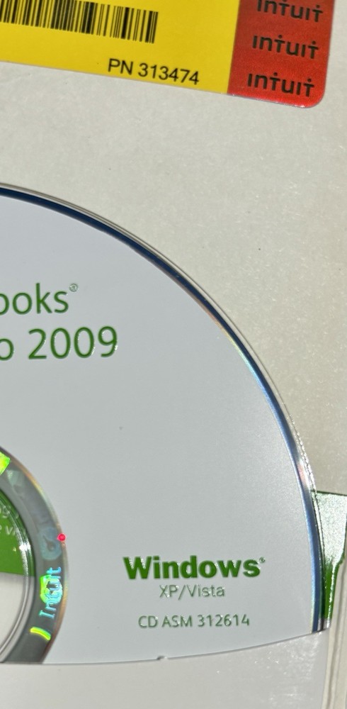 INTUIT QUICKBOOKS PRO 2009 FOR WINDOWS FULL RETAIL US VERSION