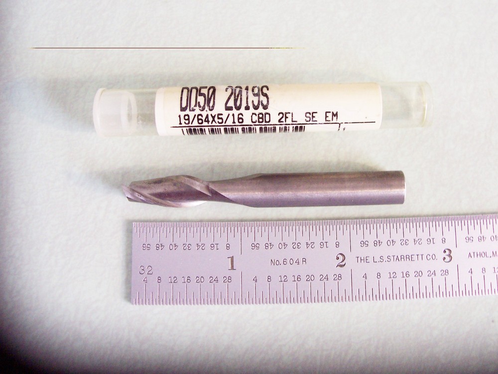 New - 19/64" Solid Carbide End Mills - 2  Flute - Center Cutting