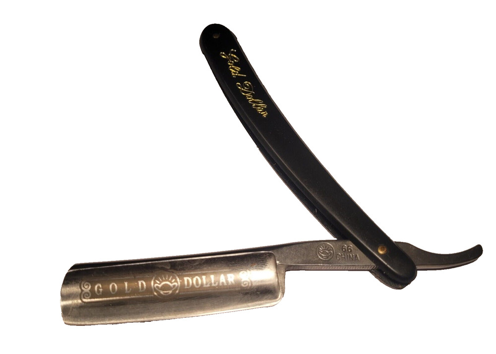 Gold Dollar Straight Razor