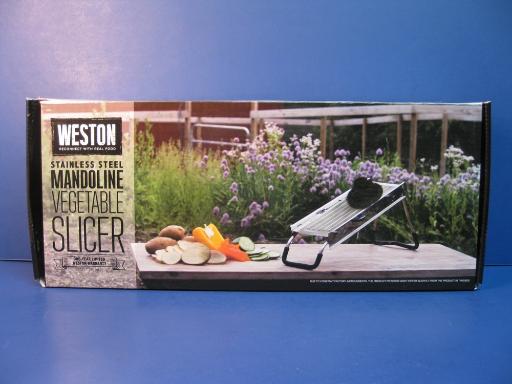 Weston Stainless-Steel Mandoline Vegetable Slicer