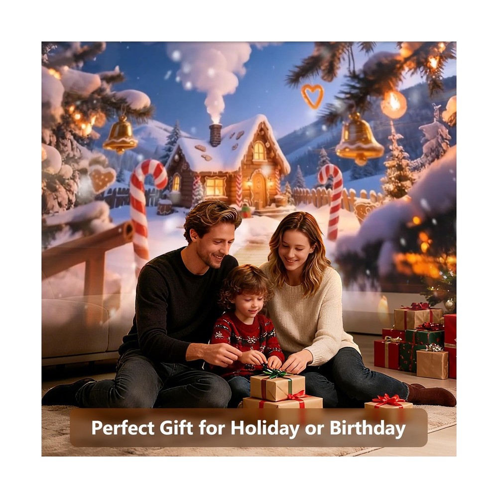 Rossetta 3D Projector, 60 Themes HD 3D Galaxy Projector with Bluetooth Speake...