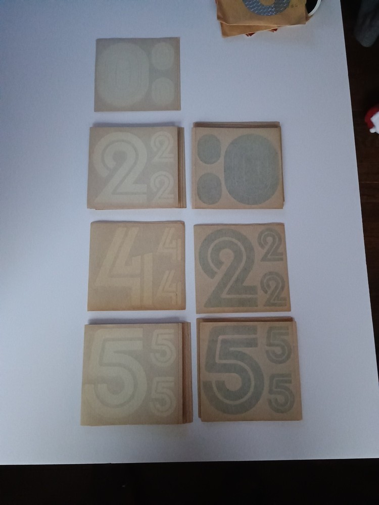 Nos Bmx UNI Number Plate Numbers White