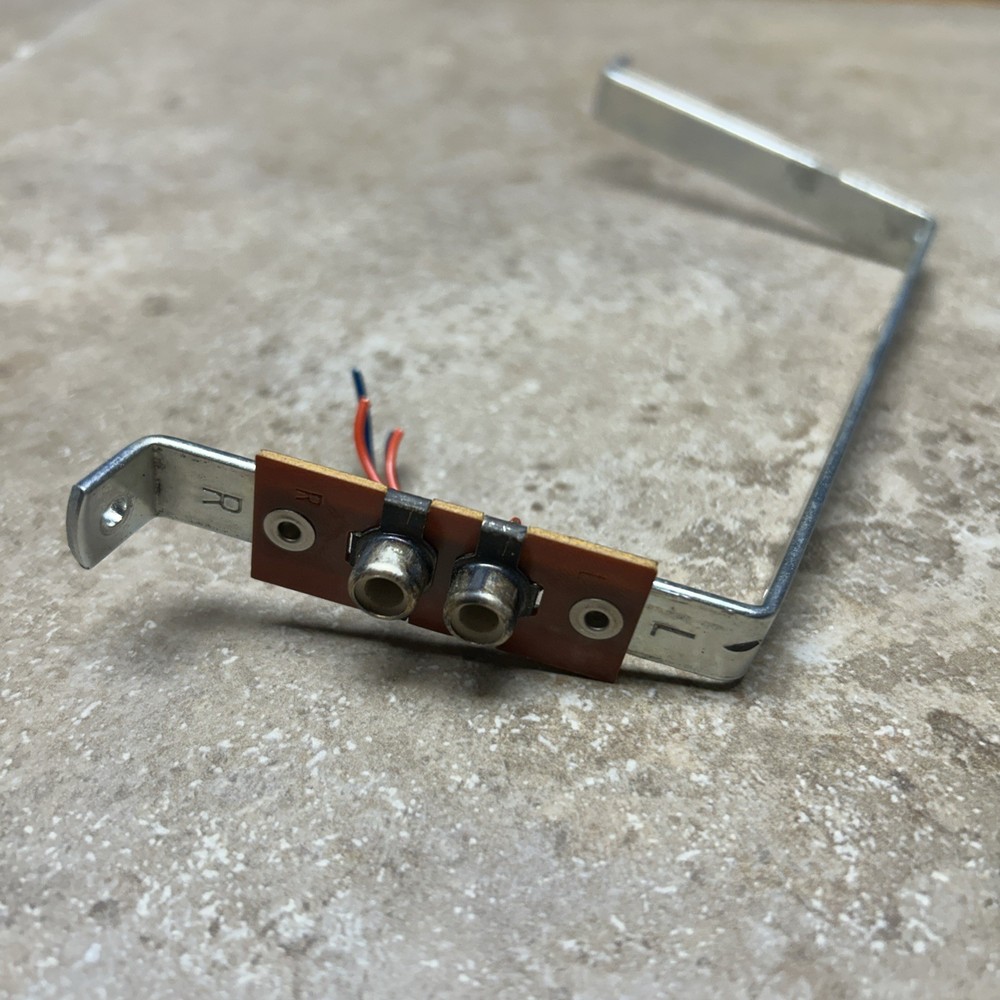 Dual 1019 RCA Jack Bridge Panel Original