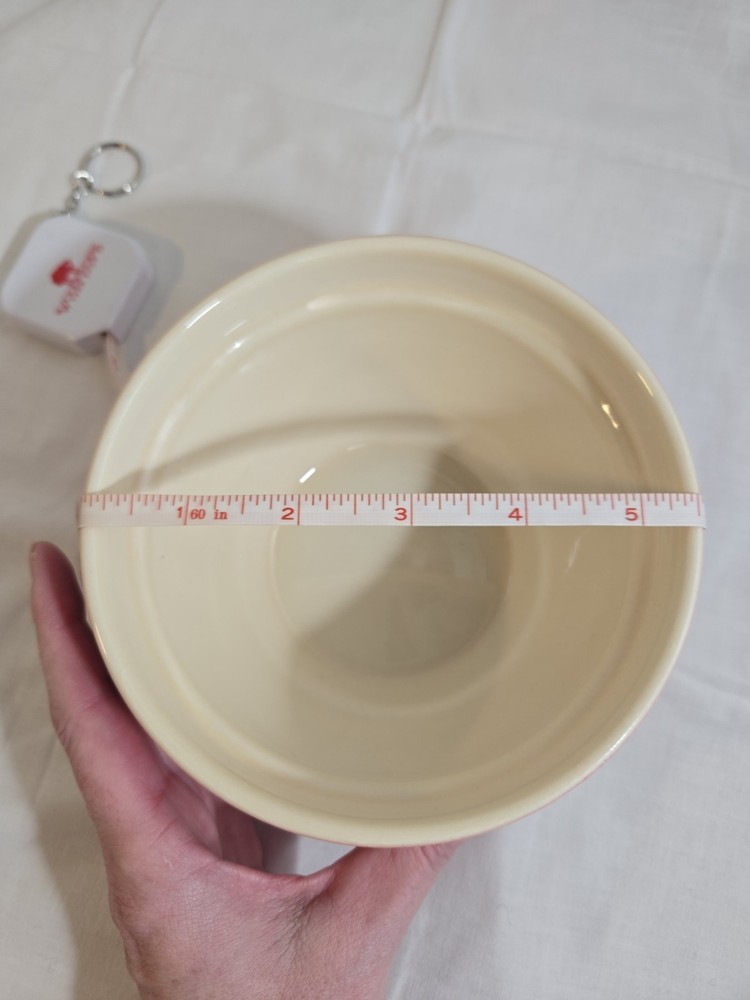 Crate & Barrel Small 5.5" x 3.5" Red Addison Nesting Mixing Bowl