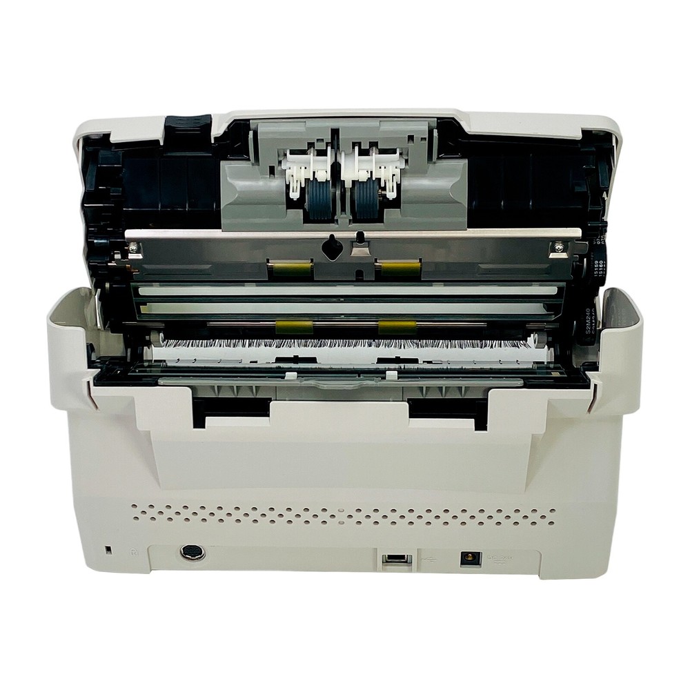 Duplex Pass-Through ADF Document Scanner for Work w/AC Adapter & USB Cable