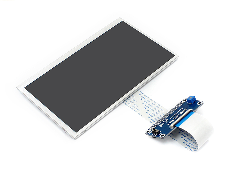 Waveshare 1024x600 7inch IPS Screen Display for Raspberry Pi DPI 40PIN GPIO