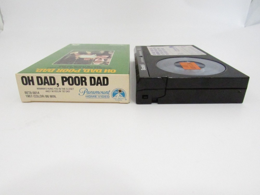 Oh Dad, Poor Dad Beta Tape (NOT VHS) Tested Video