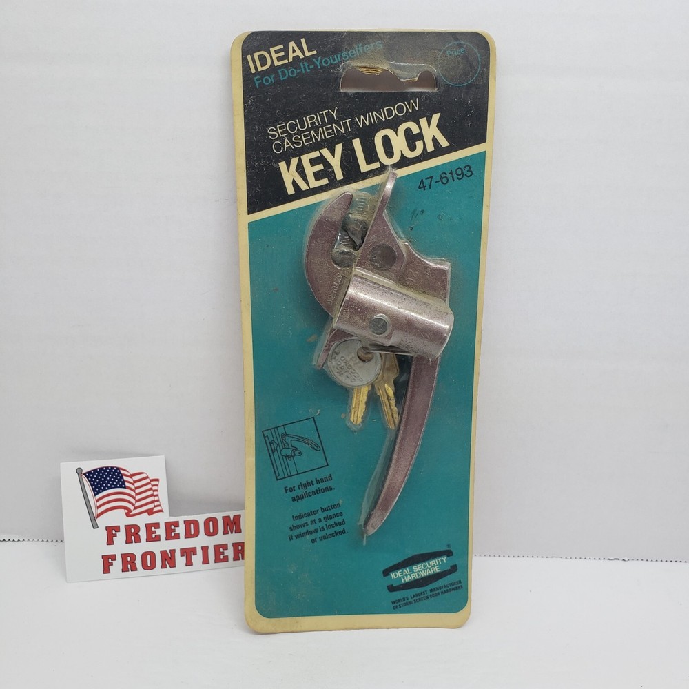 Ideal Security Hardware Casement Window Keylock Right Hand   #47-6193