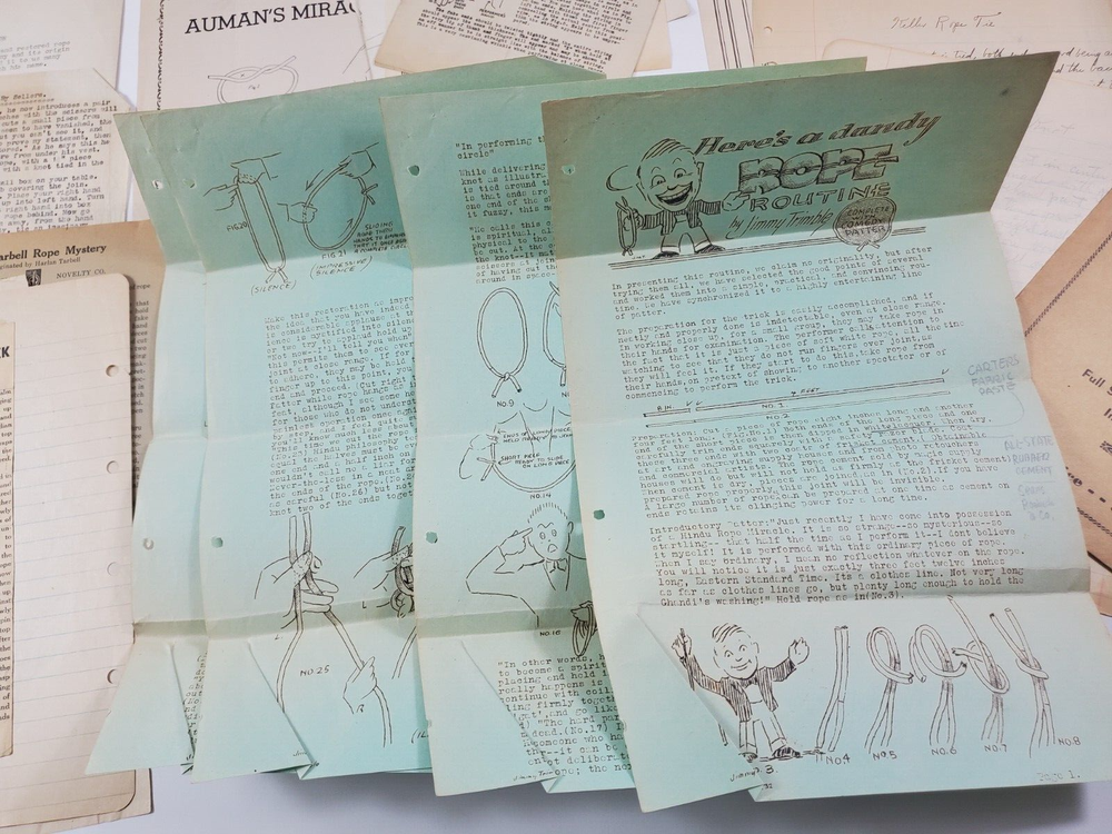Magic Vintage Collectable Rope Instructions Information & Related