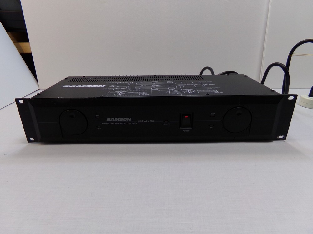 Samson Servo 260 Studio Power Amplifier 130W Stereo