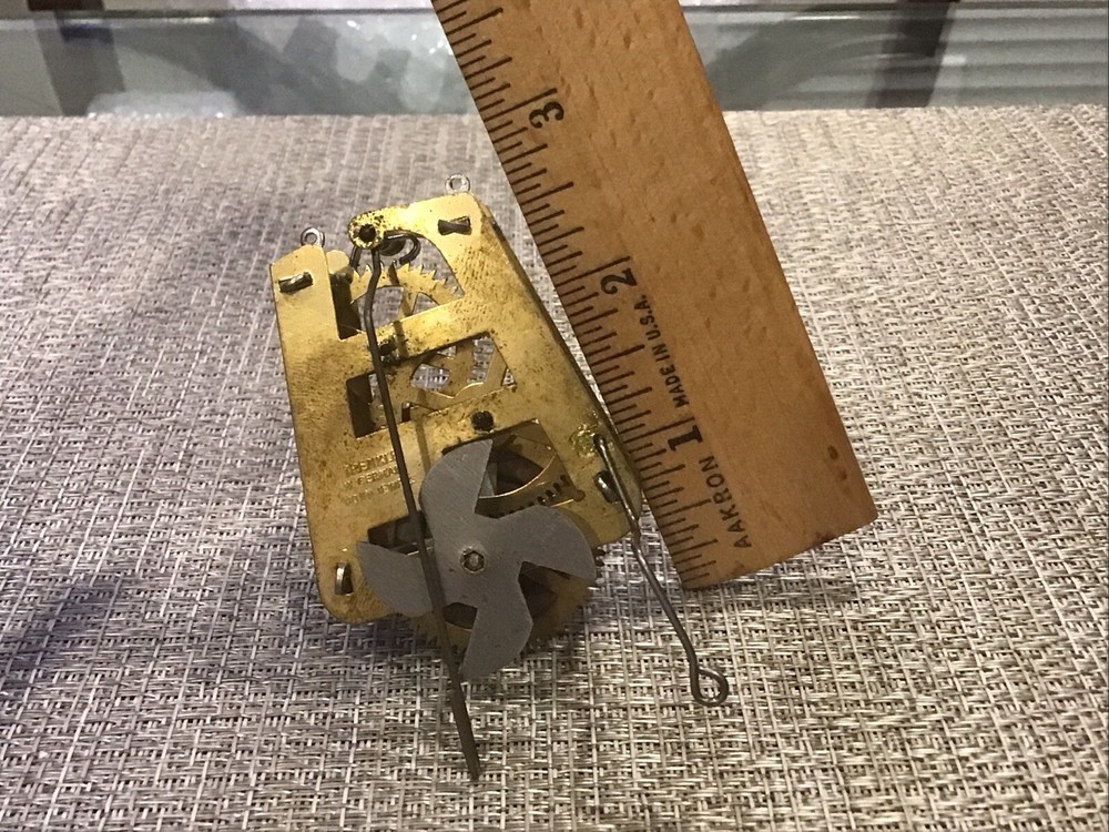 TRENKlE CUCKOO ClOCK MOVEMENT W. GERMANY “ UNTESTED “
