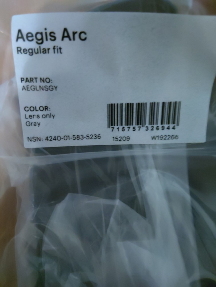 Smith Optics AEGIS Arc Regular fit Gray Lens only replacement
