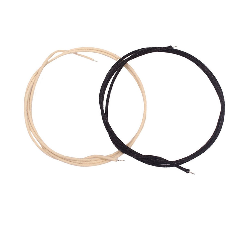 Black And White Single-core Copper Wire 1 Meter 2 Sets GU403