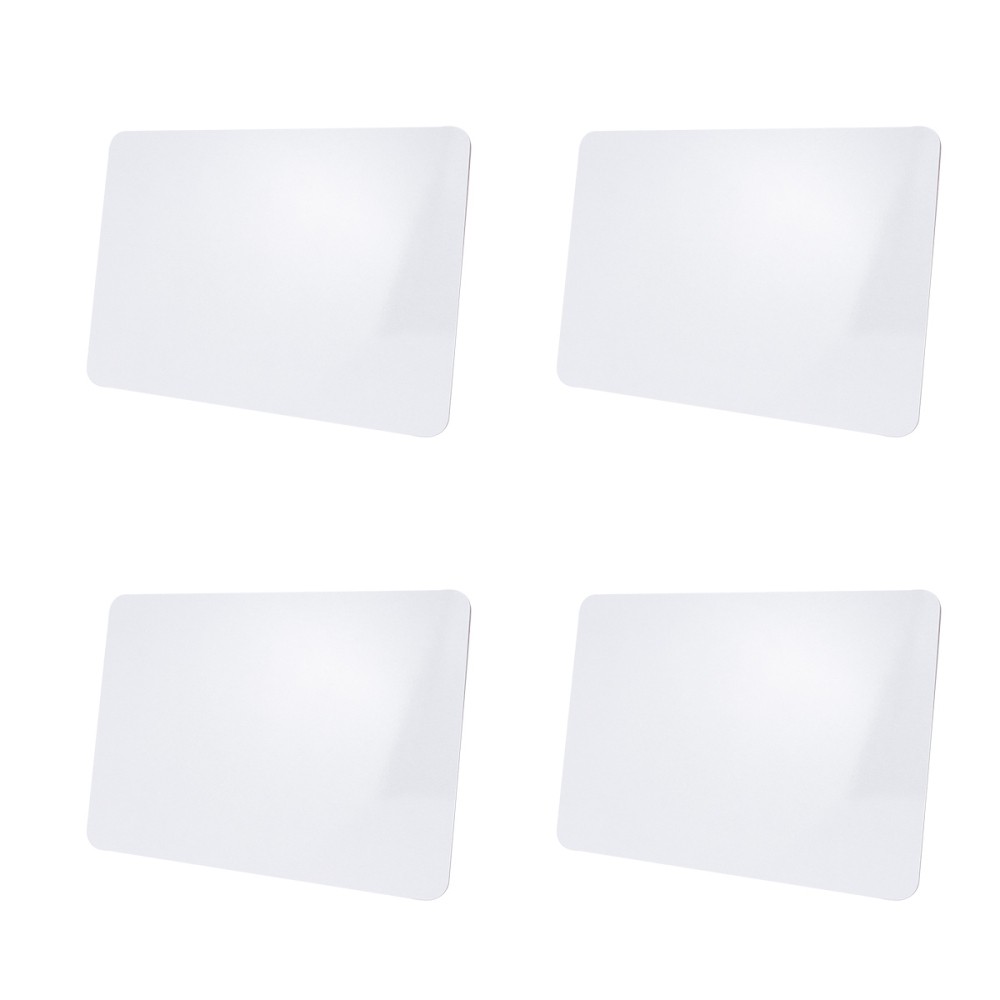4 Pcs School Board Reusable Desktop Whiteboard Easel Planner Reminder