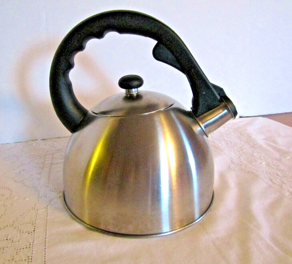 Stainless Steel Tea Kettle Creative Home Whistling 2.8 Qt