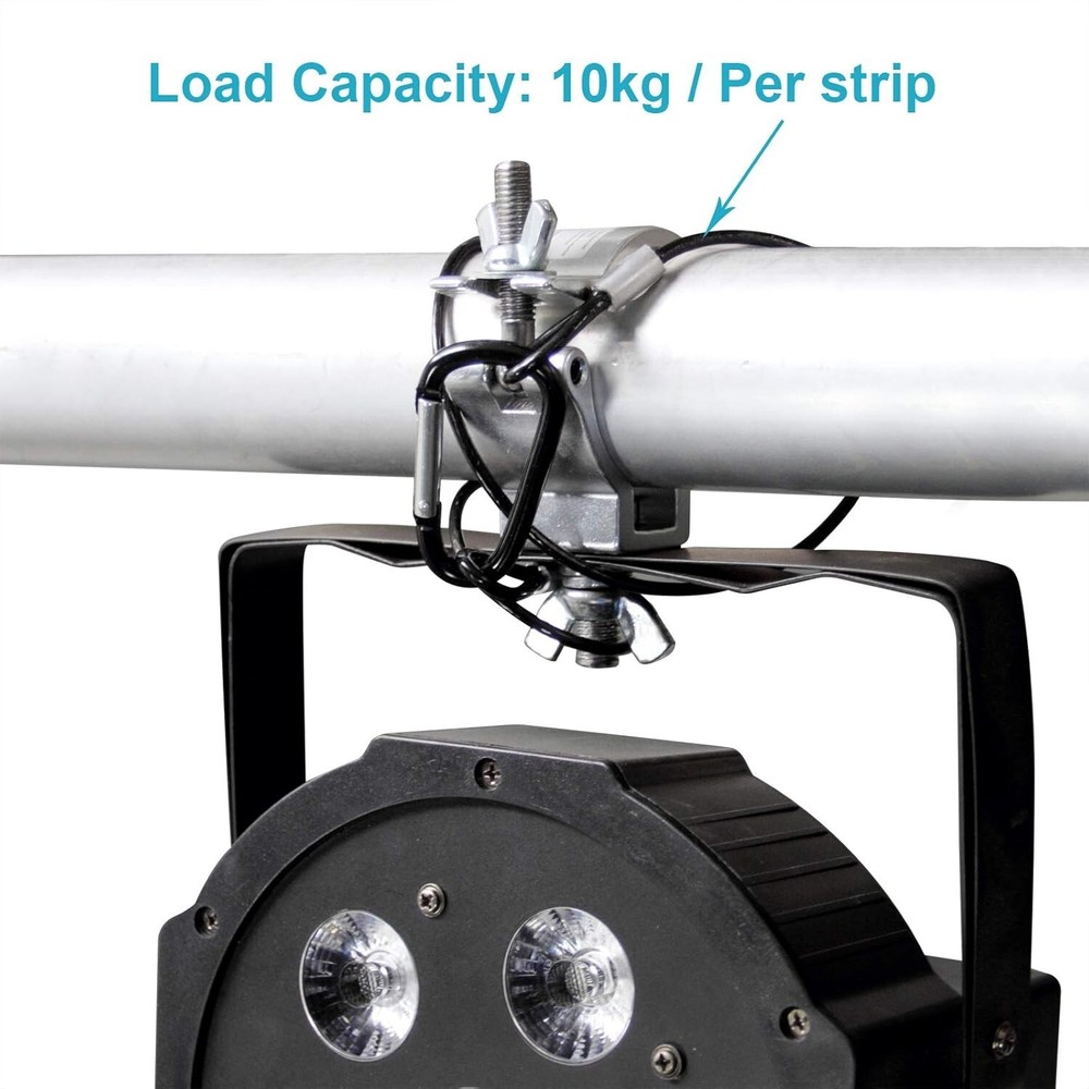 20 Pack 52cm/20" Safety Security Cable Wire For Stage Lighting Per Strip Load 10