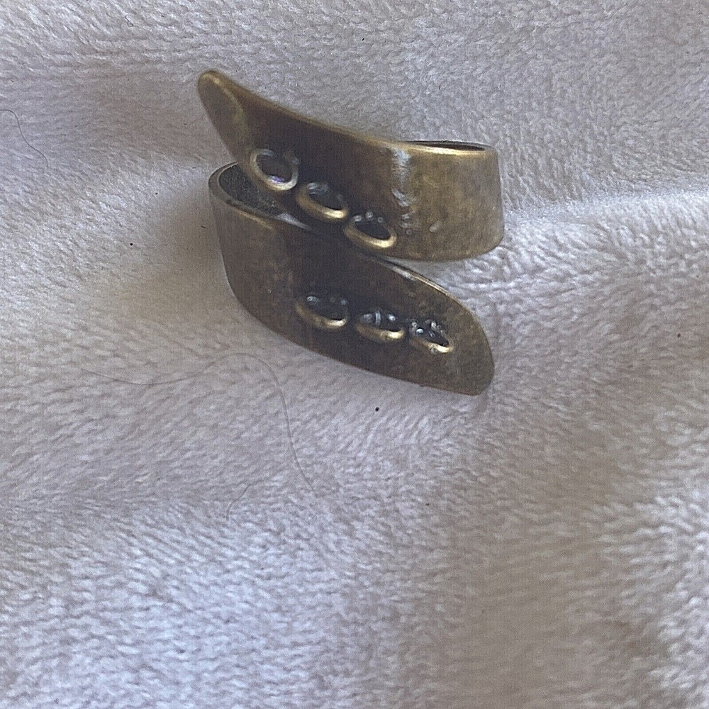 24 pieces ~ Brass Adjustable Ring Blanks with 6 Loops