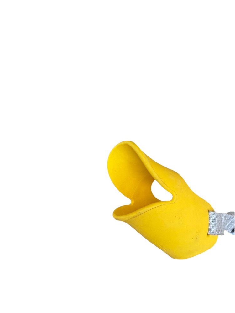 Dog Muzzle Yellow Silicone Duck Bill For Small Dogs