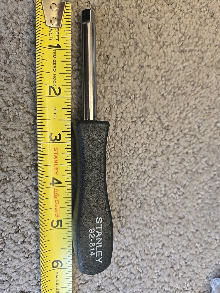 Stanley 92-814 6" Long 1/4" Drive Socket Driver Handle