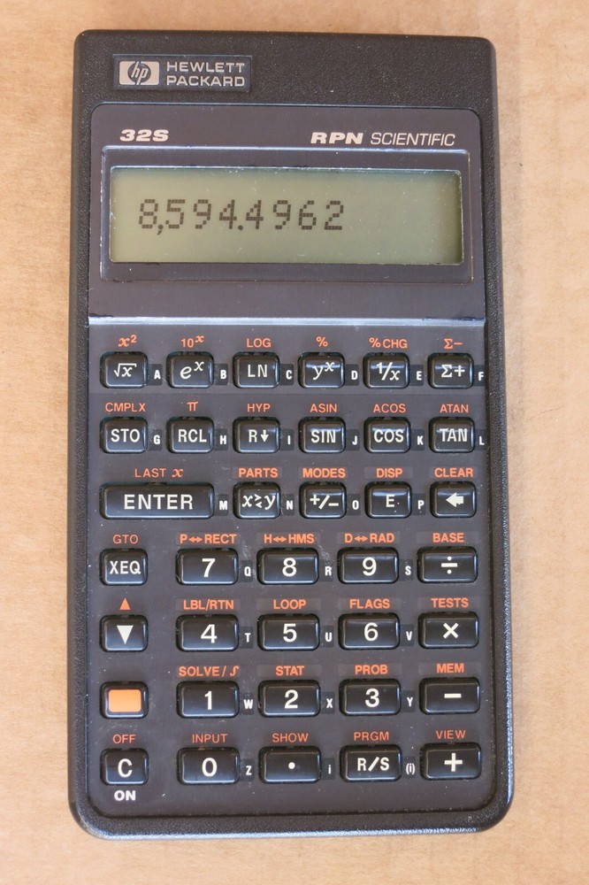 HP 32S RPN Scientific Calculator, no Case