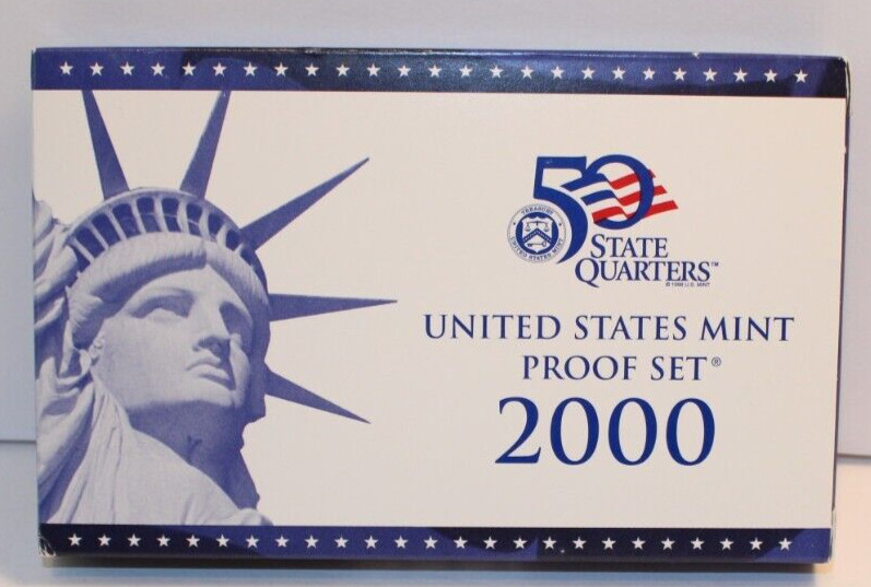 US MINT 2000 PROOF SET OGP / CERTIFICATE OF AUTHENTICITY