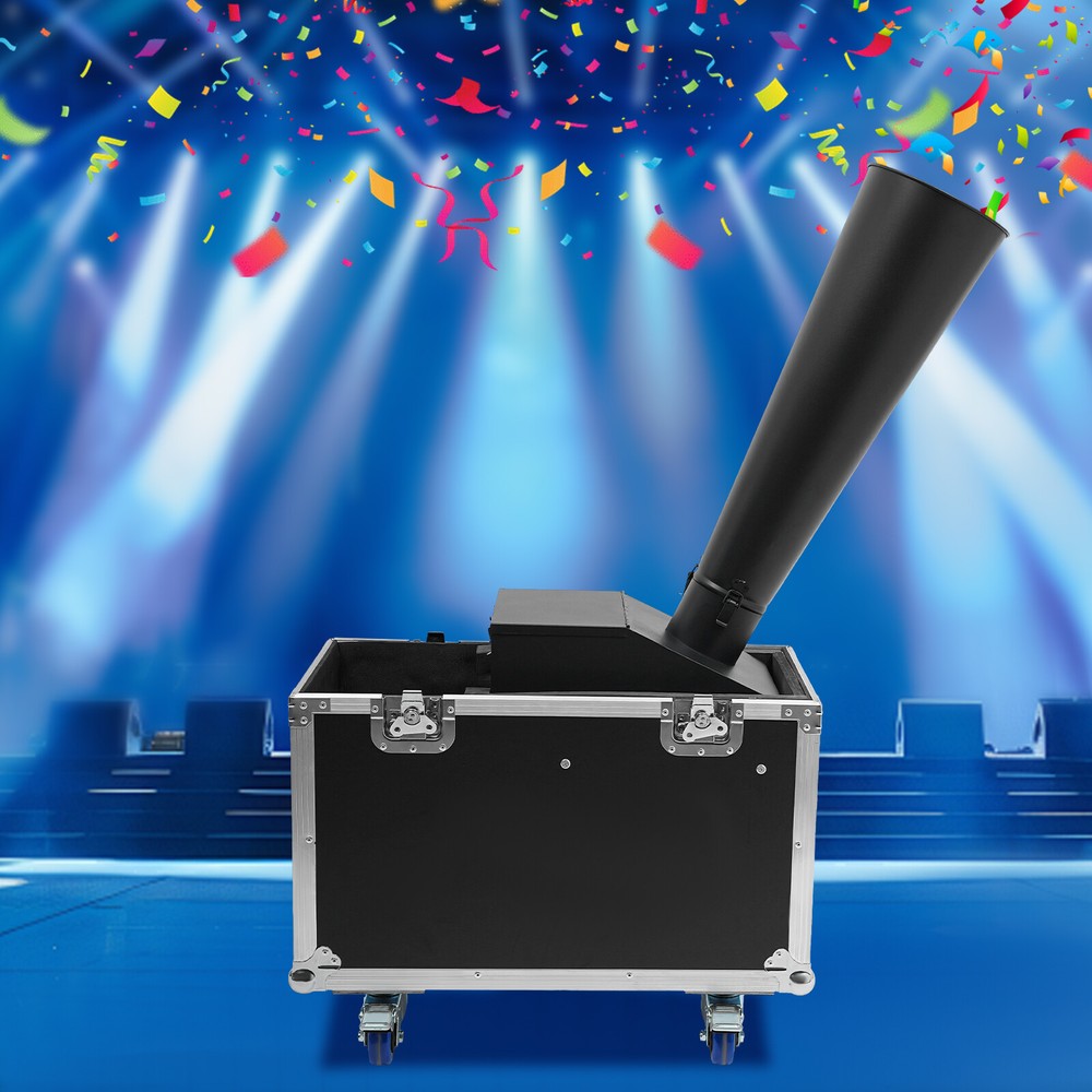 CO2 Confetti Launcher with Flight Case – 19.68 ft High Blaster
