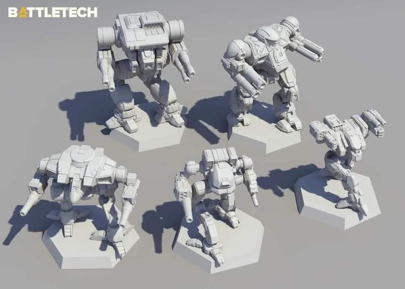 Battletech Clan Fire Star Catalyst Warhawk Cougar Fire Moth Fox Nova Cat NEW!