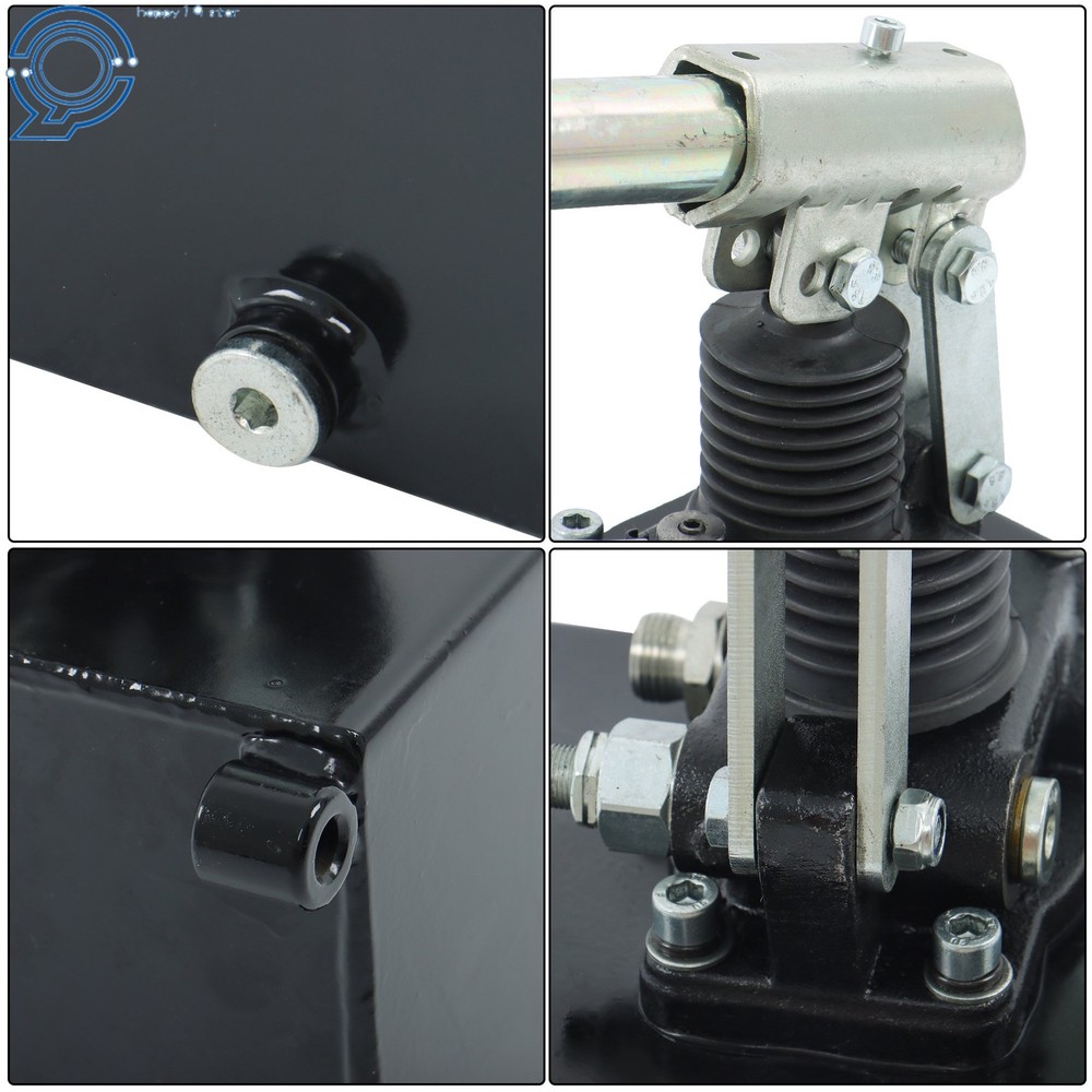 Double Acting 2.7CID Manual Pump Hydraulic With Valve 5 Quart