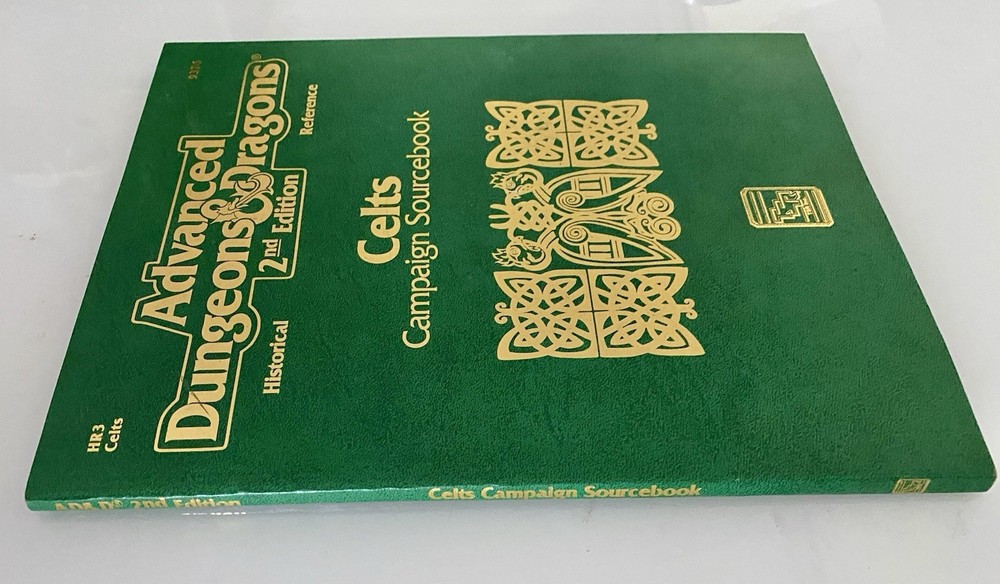 AD&D 2nd Ed Historical Reference: Celts Campaign Sourcebook #9376; W/ Map