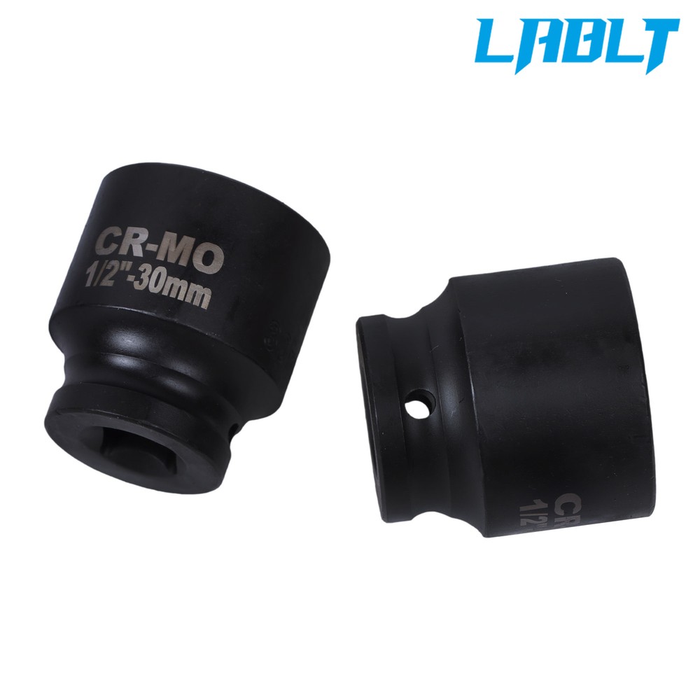 LABLT 1/2 Inch Drive Deep Impact Socket Tool Set Metric Garage Workshop Tools