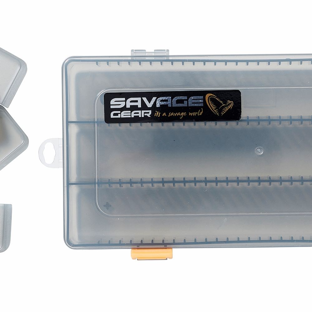 Savage Gear Flat Lure Box Kit Smoke 2pcs