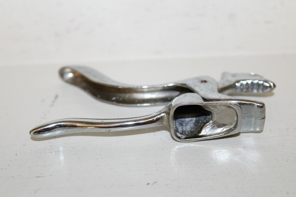 VTG Squirrel Nut Cracker Cast Metal Figural Silver Tone