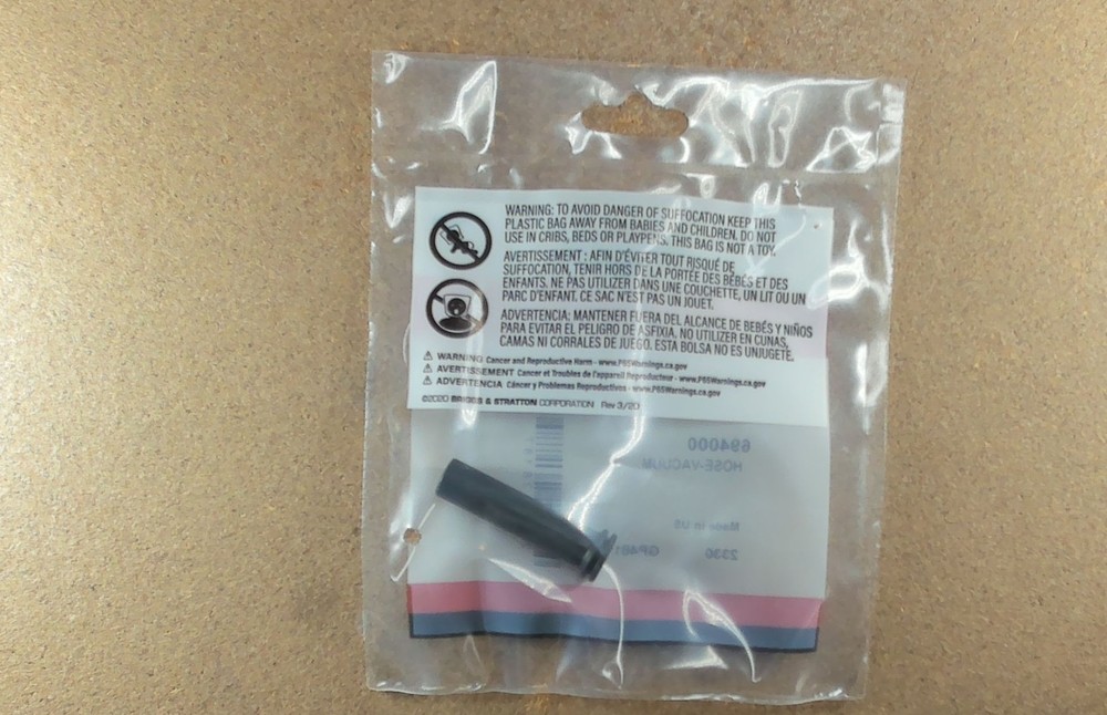 694000 Briggs & Stratton Vacuum Hose