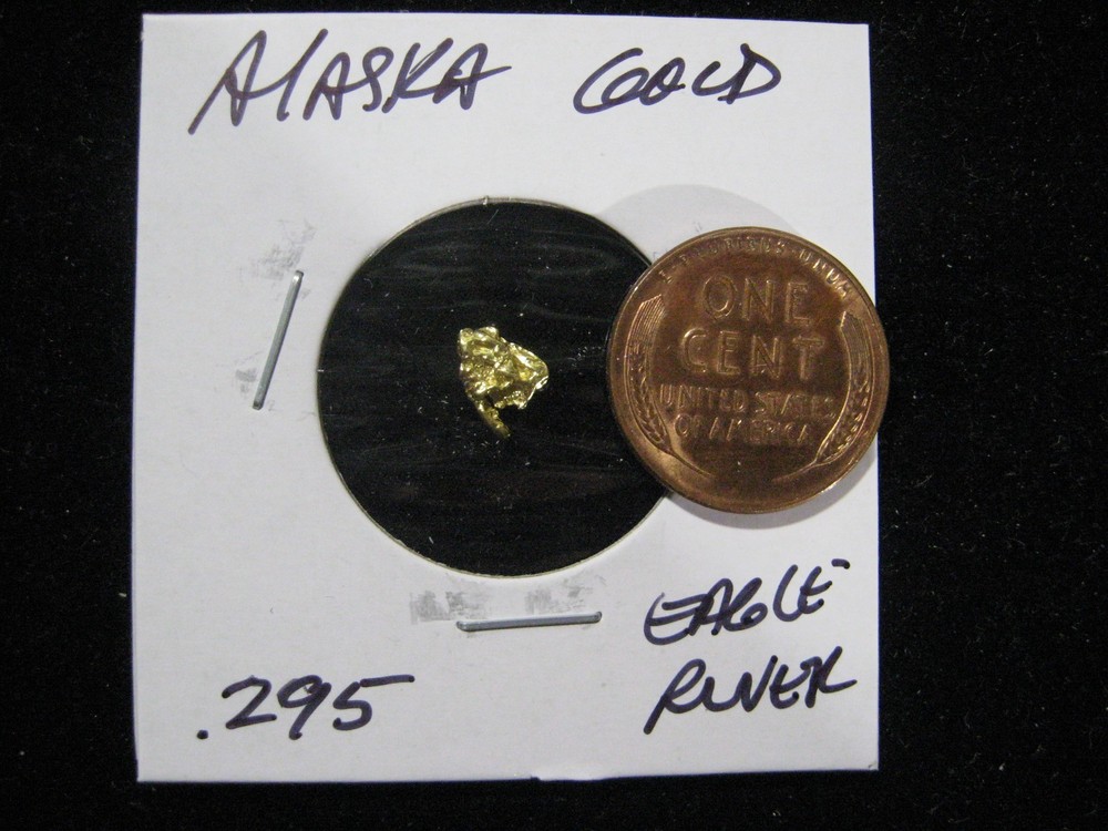 ALASKA GOLD NUGGETS EAGLE RIVER  .295 GRAM