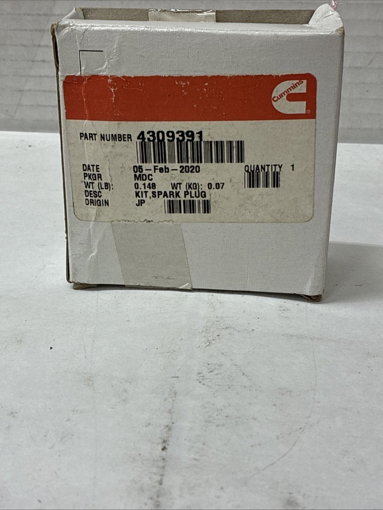 4309391 Cummins Spark Plug Kit