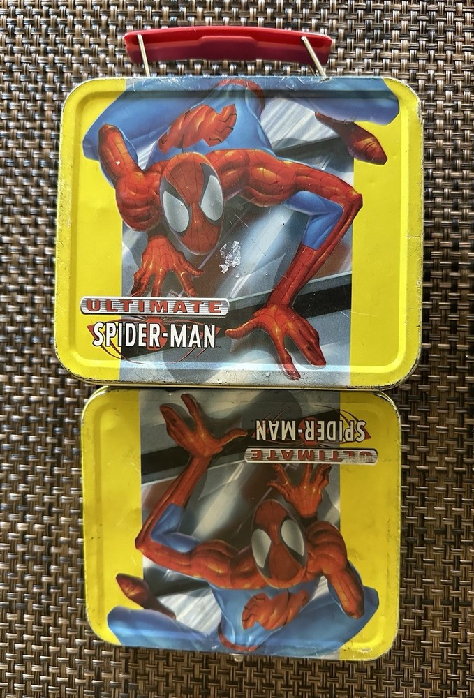 Ultimate Spider-Man Mini Lunch Box Tin 2001 Marvel Comics Spider-Man