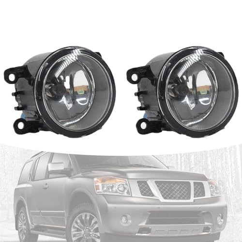 2-Pack Fog Light Clear Lens Driver and Passenger Side Replacement for Frontier