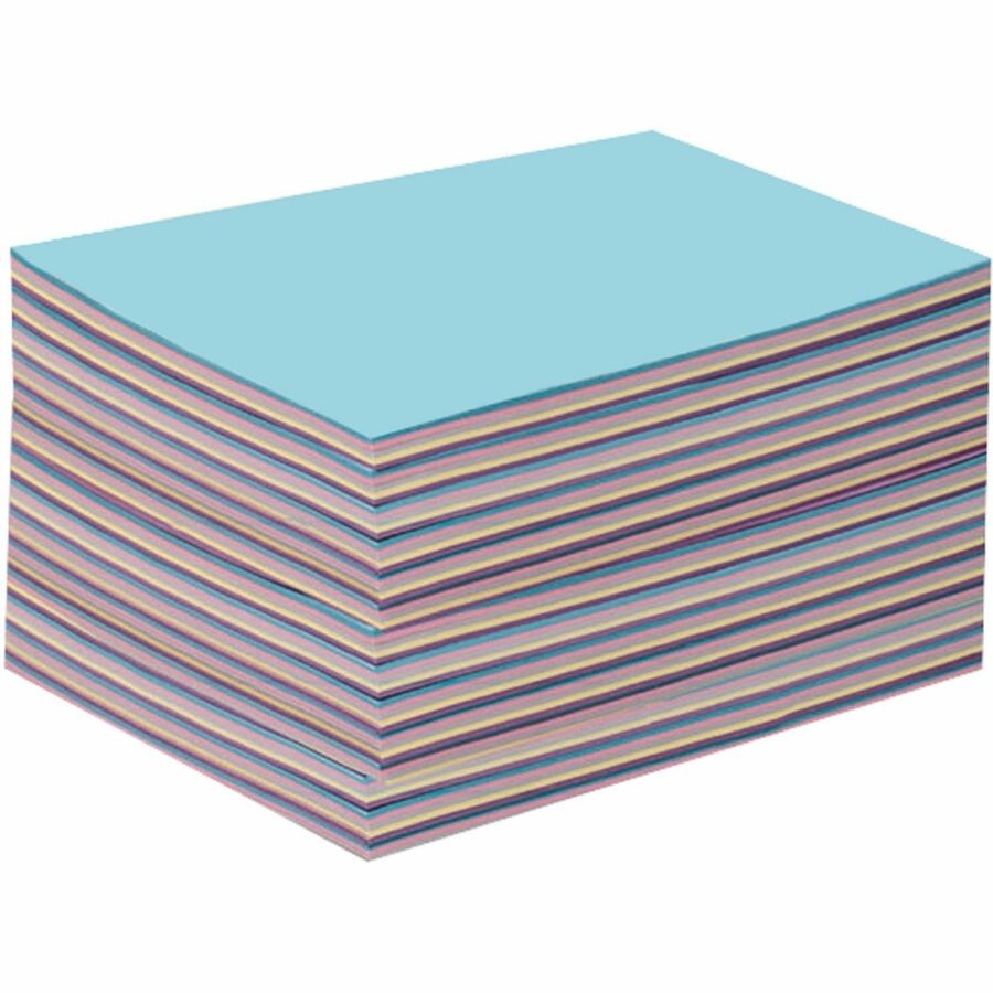 Pacon PAC101058 Array Bond Paper 8.5x11 20lb Assorted Pastels 500 Sheets