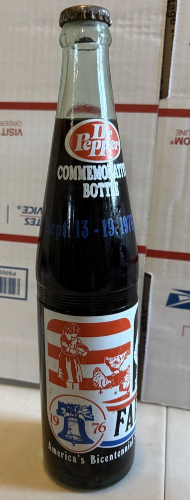 Dr. Pepper, 16oz., Commemorative Bottle. Crystal, Minnesota.