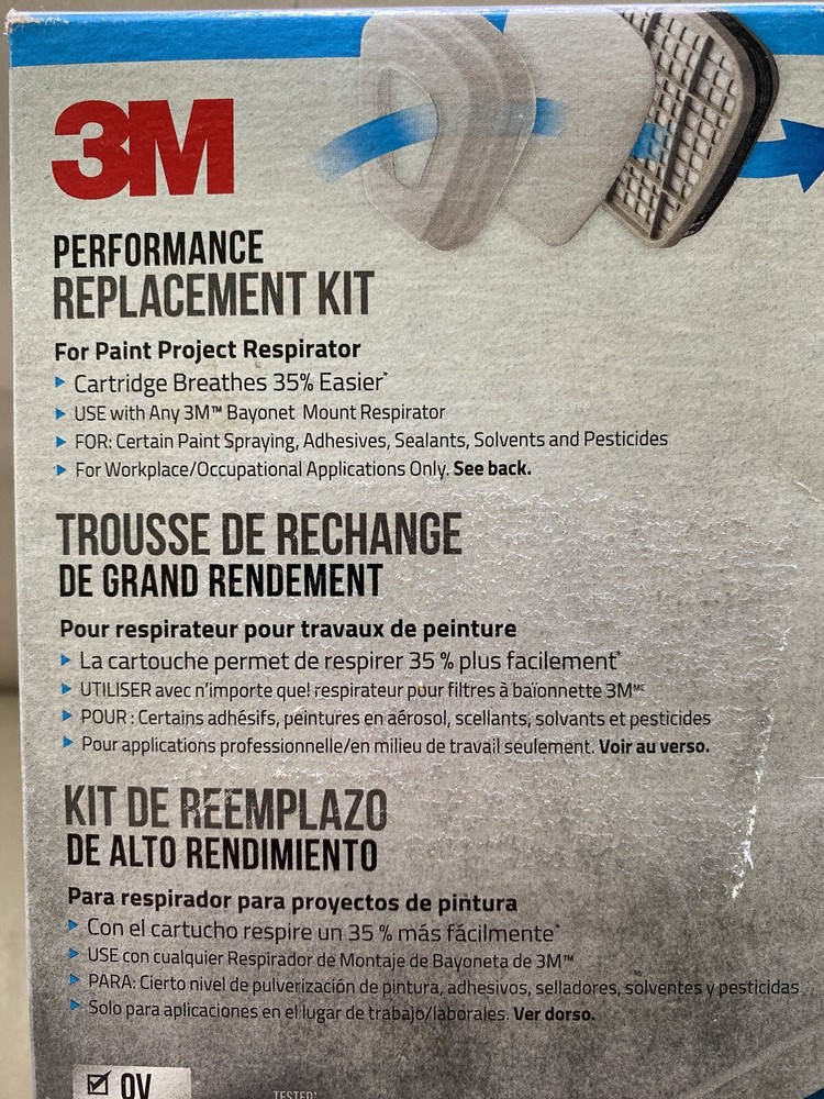 3M Performance Replacement Paint Respirator Supply Kit