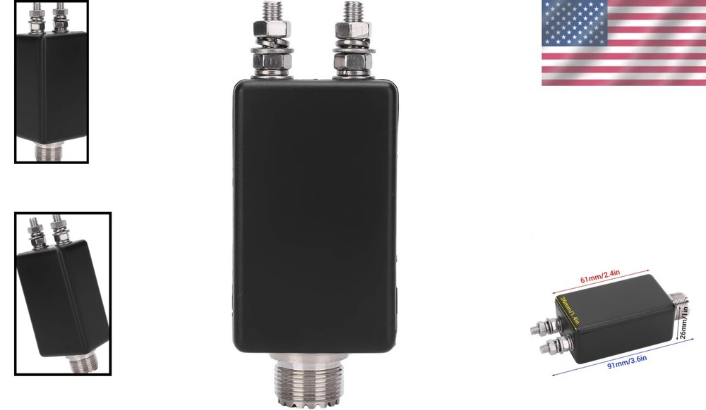 Durable RF Mini Balun - Lightweight Plastic Shell for Enhanced Radio Performance