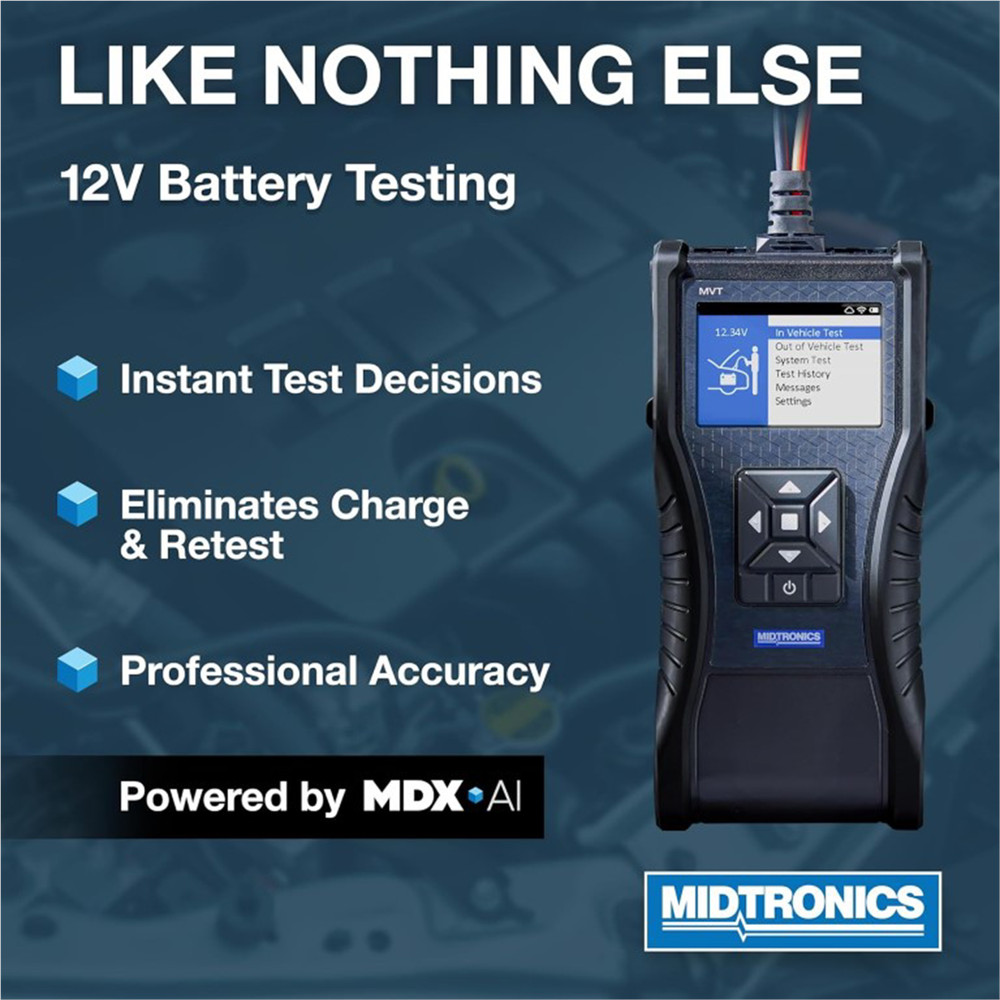 Midtronics Battery and Electrical System Analyzer- MDX-AI- 30 foot Cable with Po