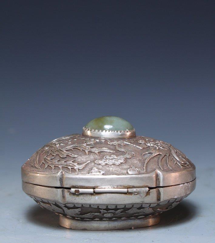 Antique Chinese Silver Box,