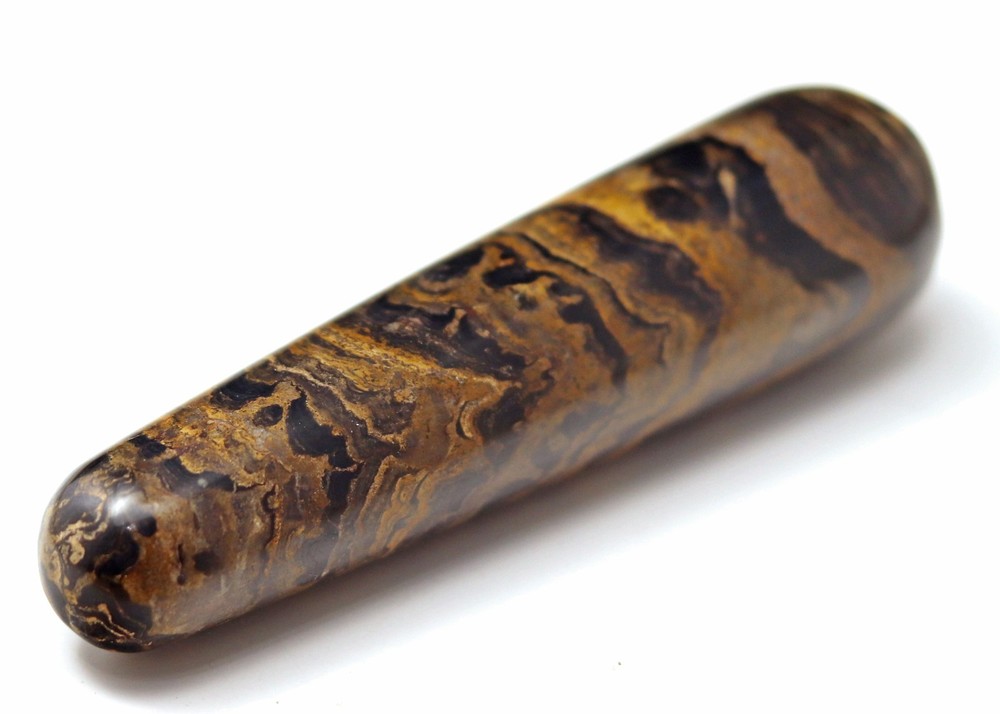 Polished Stromatolite Massage Wand (MSC611)