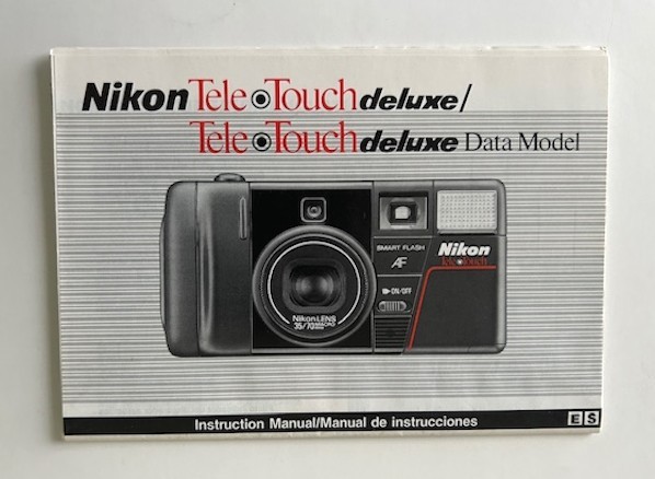 Nikon Tele Touch Deluxe / Tele Touch Deluxe Data Model Instruction Manual
